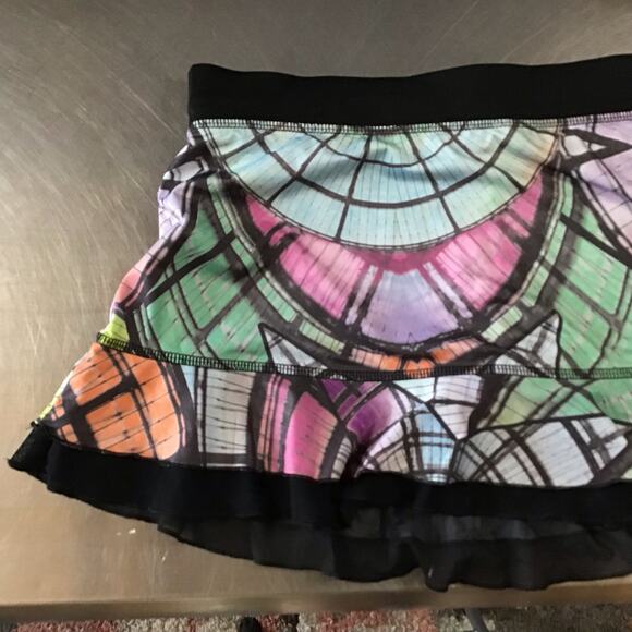 Sofibella UPF Bright Abstract Tennis Pickleball Golf Skort Large - Picture 2 of 6